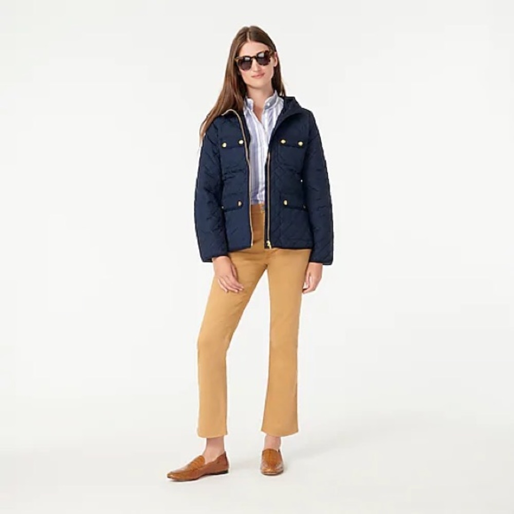 J. Crew Quilted field jacket with PrimaLoft®